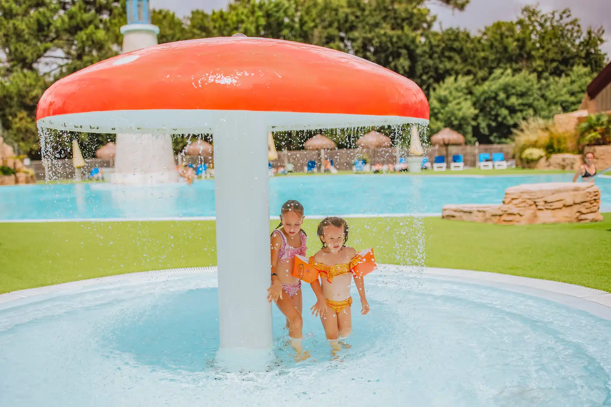 piscina infantil de camping