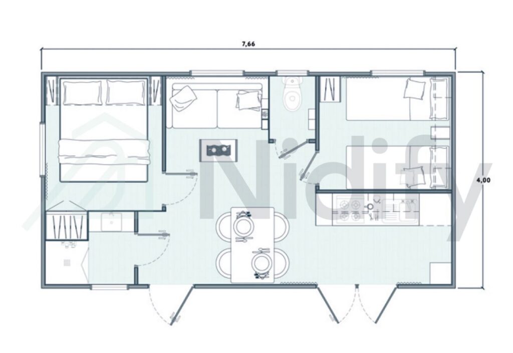 Cottage Cordouan 4 p 2 Hab 1 Ba ***