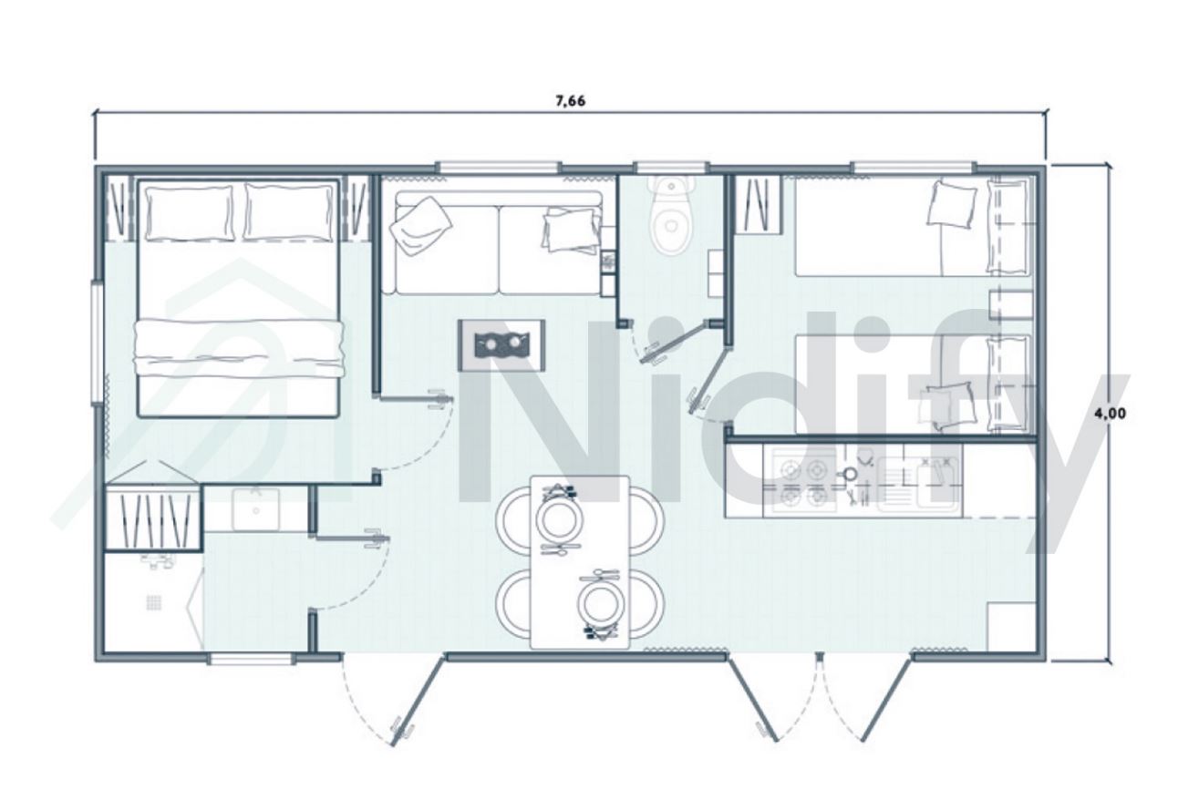 Cottage Cordouan 4 p 2 Hab 1 Ba ***