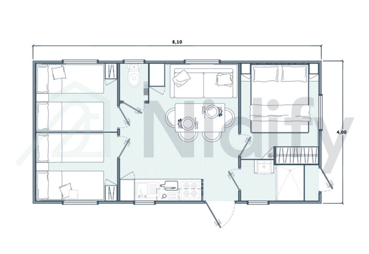 Cottage Cordouan 6p 3 Hab 1 Ba ***