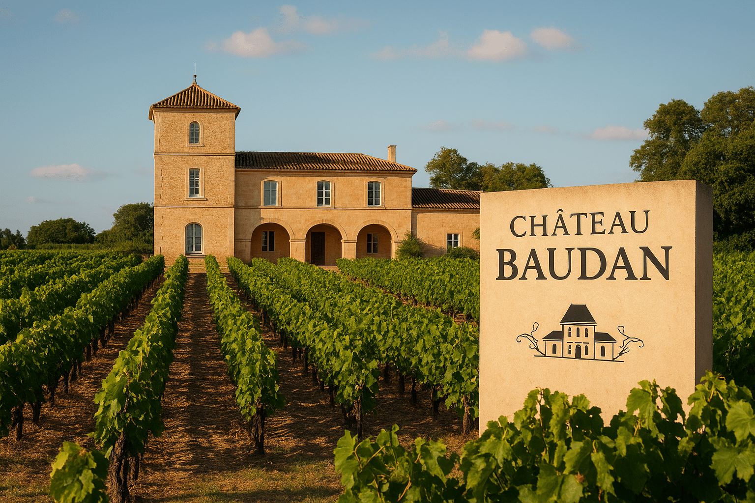 Vignoble château Baudan