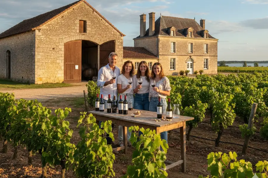 vins authentiques et élégants Château Baudan, un vignoble familial à découvrir