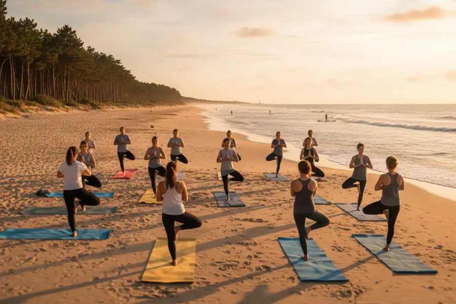 yoga lors de votre séjour près de Lacanau